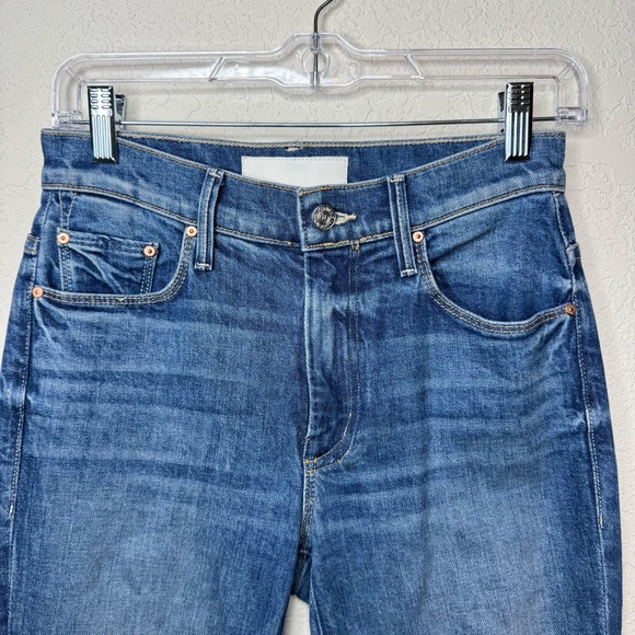 MOTHER The Weekender Mid Rise Flare It’s A Small World - Picture 5 of 14